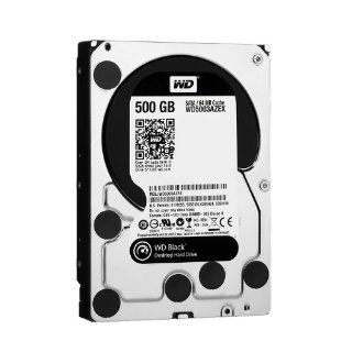 WD Black 500 GB Desktop Hard Drive 3.5 Inch, 7200 RPM, SATA III, 64 MB Cache, 5 Year Warranty   WD5003AZEX Computers & Accessories