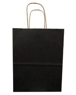 Jillson Roberts Bulk Medium Recycled Kraft Bags, Black, 250 Count (BMK921)  Gift Wrap Bags 