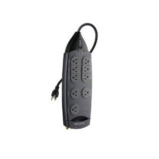 Belkin F9A923fc08 PureAV 9 Outlet Home Theater Surge Protector (Gray/Silver) Electronics