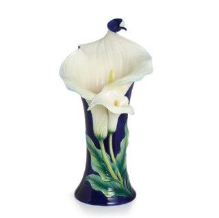 Franz Porcelain Calla Lily flower large vase (Limited Edition 2, 000)   Decorative Vases