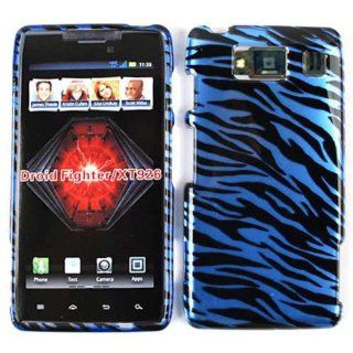 For Motorola Droid Razr Hd Xt926 Transparent Blue Zebra Case Accessories Cell Phones & Accessories