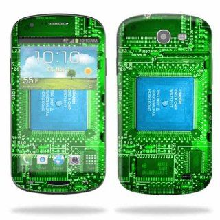 MightySkins Protective Skin Decal Cover for Samsung Galaxy Express Cell Phone AT&T Sticker Skins Circuit Board Electronics