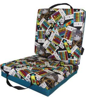 Teal Bingo Card Double Seat Cushion  Other Products  