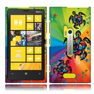 Nokia Lumia 928 Colorful Turtle Rubberized Cover Cell Phones & Accessories