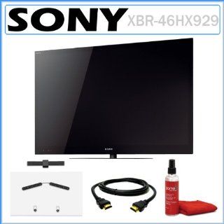 Sony BRAVIA XBR 46HX929 46 Inch 1080p 3D Local Dimming LED HDTV with Built In Wi Fi + Sony Proforma Wall Mount + HDMI Cable + Screen Cleaner  Camera & Photo