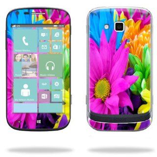 MightySkins Protective Skin Decal Cover for Samsung ATIV Odyssey SCH I930 Cell Phone Verizon Sticker Skins Colorful Flowers Electronics