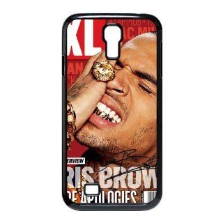 Custom Chris Brown Cover Case for Samsung Galaxy S4 I9500 S4 930 Cell Phones & Accessories
