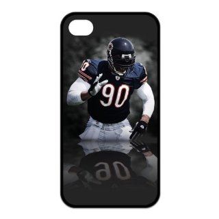 Sleek & Good protective NFL Famous Player Julius Peppers NO.90 of Chicago Bears Case for iPhone4/4s Cell Phones & Accessories