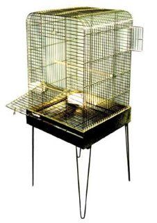 Prevue 123 Brass Bird Cage with Stand  Birdcages  Kitchen & Dining