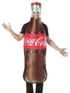 Coca Cocla Costume Classic Glass Bottle Style Full Body Theatrical Mens Costume Clothing