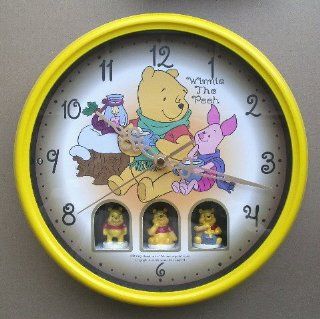 Disney Winnie The Pooh and Piglet Melody Sound / Dance Wall Clock  