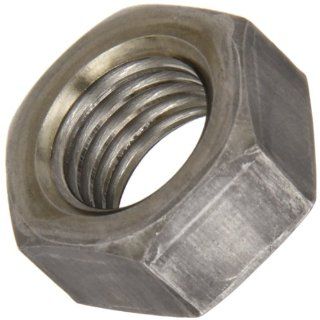 Steel Hex Nut, Plain Finish, Class 8, DIN 934, Metric, M8 1.25 Thread Size, 13 mm Width Across Flats, 6.5 mm Thick (Pack of 100)