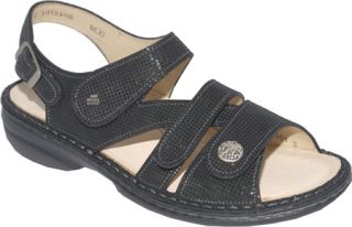 Womens Finn Comfort Gomera Soft   Black Points Sandals