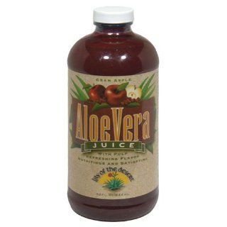 Aloe Juice Cranberry Apple Lily Of The Desert 32 oz Liquid Health & Personal Care