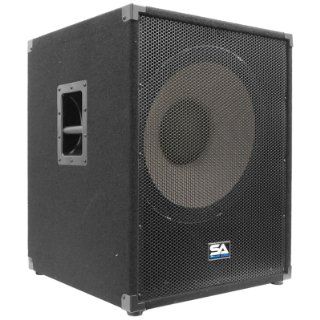 Seismic Audio   Enforcer II PW   Powered PA 18" Subwoofer Speaker Cabinet Musical Instruments
