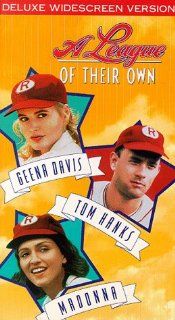 A League of Their Own [VHS] Tom Hanks, Geena Davis, Lori Petty, Madonna, Rosie O'Donnell, Anne Ramsay, Jon Lovitz, Bill Pullman, Penny Marshall Movies & TV