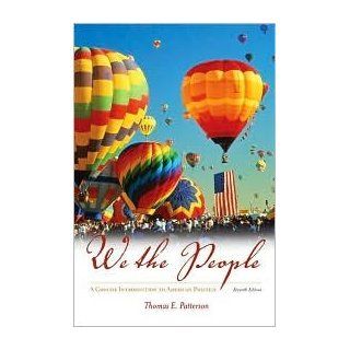 We The People 7th (seventh) edition Text Only Thomas Patterson Books