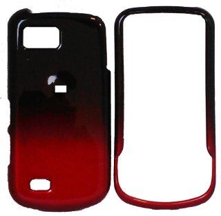 Samsung Behold II T939 Two Tone Red n Black Snap on Cover 