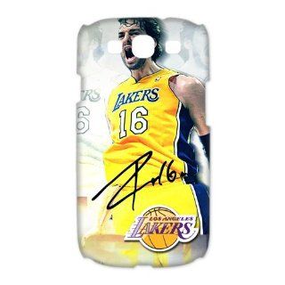 NBA Playoffs Los Angeles Lakers Pau Gasol 3D samsung galaxy s3 i9300 i9308 939 hard plastic cases U174336 Cell Phones & Accessories