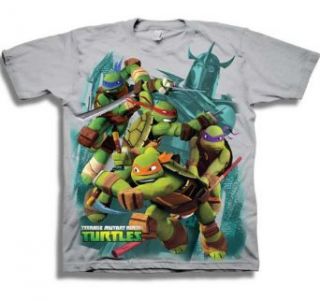 Teenage Mutant Ninja Turtles TMNT Vs Shredder Cartoon Juvenile T Shirt Tee Clothing