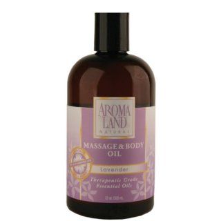 Aromaland Massage & Body Oil (12 oz) Lavender  Beauty