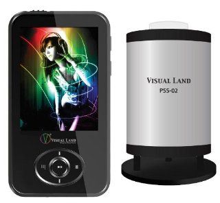 Visual Land ME 964 4GB BLK PSS 02 V Motion Pro 4 GB 2.4 Inch Screen/Video/Music/Games/TV Out/Camera/MicroSD/Speaker with Portable Speaker (Black)   Players & Accessories