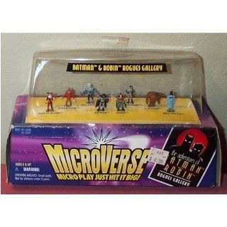 Microverse Batman & Robin Rogues Gallery 8 Figures Toys & Games