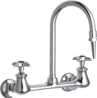 Chicago Faucets 942 WSLCP Laboratory Sink Faucet   Bathroom Sink Faucets  