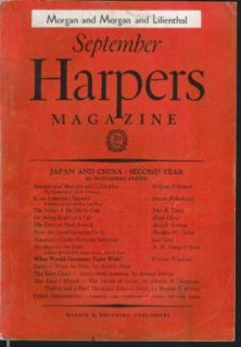 HARPER'S Willson Whitman Stoyan Pribichevich John Tunis Marquis Childs 9 1938 Entertainment Collectibles