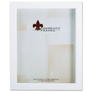 Lawrence Frames 795280 White Wood Treasure Box Shadow Box Picture Frame, 8 by 10 Inch  