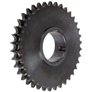 Martin Roller Chain Sprocket, Taper Bushed, Type C Hub, Double Strand, 80 Chain Size, For 3020 Bushing, 1" Pitch, 42 Teeth, 3" Max Bore Dia., 13.944" OD, 5.25" Hub Dia., 1.71" Width