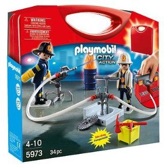 Playmobil City Action Fireman Playset   5973 toy gift idea birthday Toys & Games