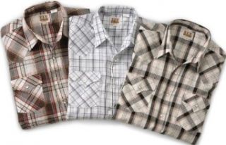 Ely Cattleman Men's Assorted Plaid Or Stripe Short Sleeve Western Shirt at  Mens Clothing store