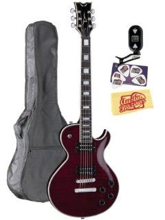 Dean Thoroughbred Deluxe Electric Guitar Bundle with Gig Bag, Tuner, Picks, and Polishing Cloth   Scary Cherry Musical Instruments