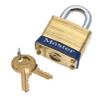 Master Lock #4D 1 1/2" Brass Padlock    