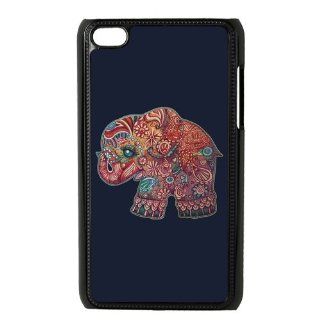 Vintage Elephant Personalized wheel Custom Case For IPod Touch 4 Electronics