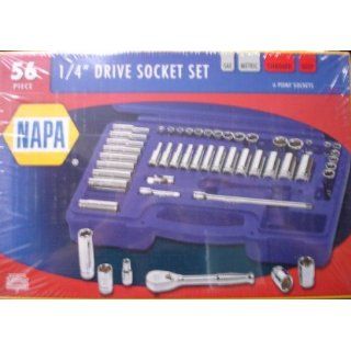 Napa 56 pc. 1/4" Socket Set Deep & Shallow 90927 Roller Chain Sprockets