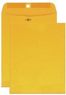 Columbian CO975 7 1/2x10 1/2 Inch Clasp Brown Kraft Envelopes, 100 Count 