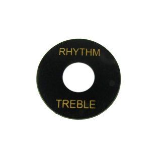 Musiclily Switch Plates Toggle Marker Treble Rhythm, Black Musical Instruments
