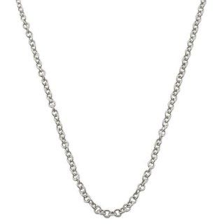 Platinum 950 Cable Chain (1 mm Thick, 18 inch) Chain Necklaces Jewelry