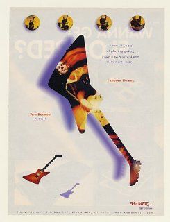 1998 No Doubt Tom Dumont Hamer Guitar Print Ad (Music Memorabilia) (51242)  