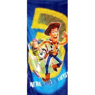 Toy Story 3 We're Andy's Toys Buzz Woody   Fiber Reactive Pool/Beach/Bath Towel Clothing