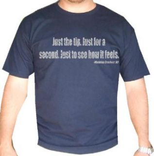Wedding Crashers "Just The Tip" Mens Funny Movie Line T Shirt Clothing