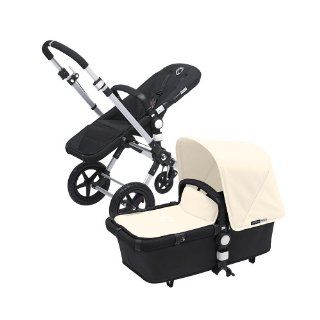 Bugaboo Cameleon3 Stroller   Black Base with Off White  Baby Stroller Bassinets  Baby