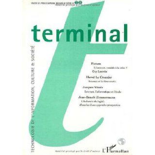 Terminal 75 (French Edition) Herve;Vetois, Jacques;Zimmermann, Jean Benoit" "Lacroix Guy;Le Crosnier 9782738466310 Books