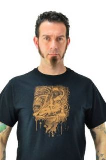 Michael Shaffer Goth Statue Sepia Toned T Shirt Clothing
