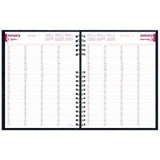 Rediform Brownline 2014 CoilPro Daily Professional Appointment Book, Black, 11 x 8.5 Inches, Hard Cover with Twin Wire Binding (CB960C.BLK)  Appointment Books And Planners 