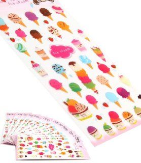 Ice Cream Stickers Set Of 15 Sheets