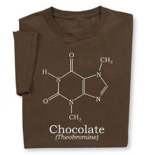 Chocolate Molecule T shirt Novelty T Shirts Clothing