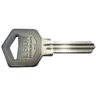 LSDA20 NICKEL PLATED RESTRICTED KEY BLANK 6 PIN Industrial Products